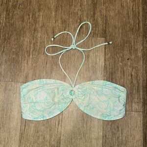 Vineyard Vines Blue/White Sea Shell Bikini Top - Like New - Large